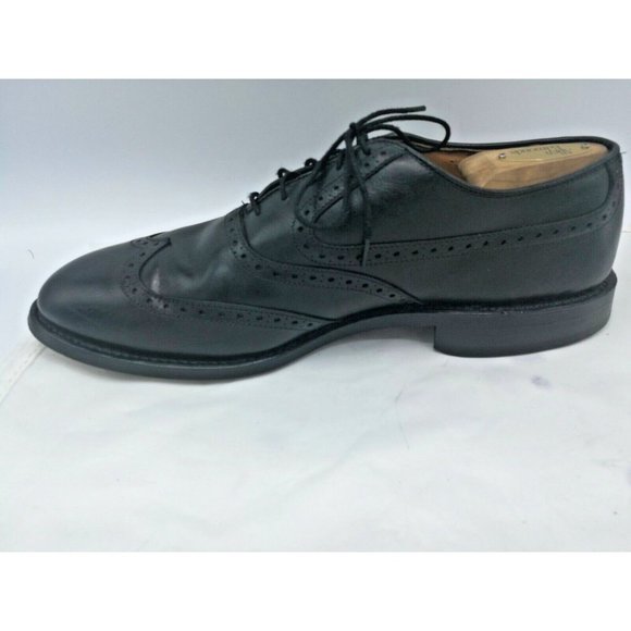 Allen Edmonds‎ Birmingham Black Leather Wingtip Brogue Oxford Shoes Men size 9 D main image 5